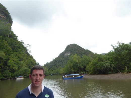 Jason at the Mangrove River