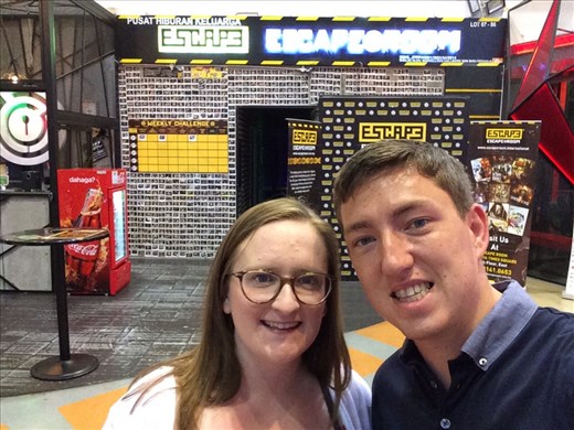 Us outside the Escape game