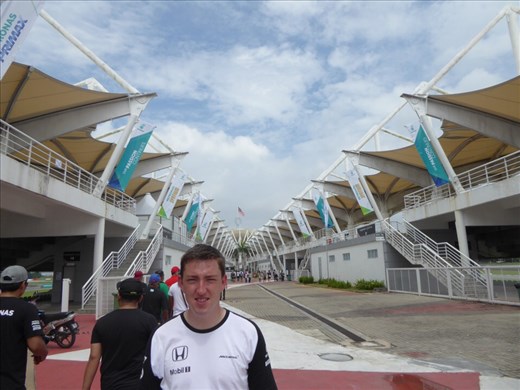 Jason inside the main stand