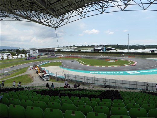 View from our seats for 3rd Practice and Qualifyinh