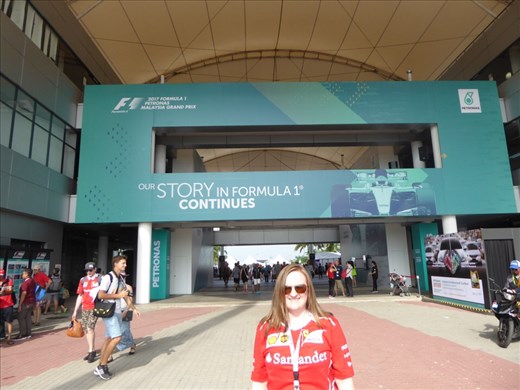 Ania entering the circuit for the last time