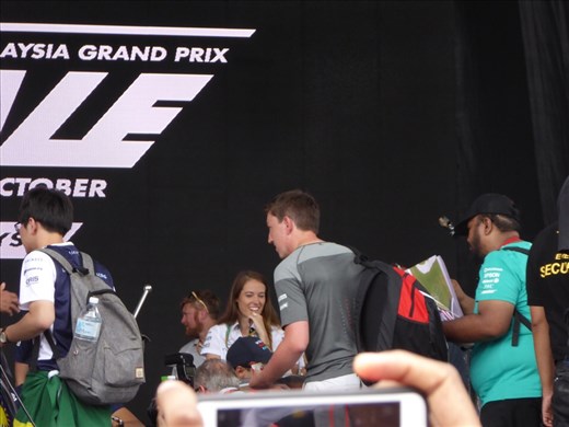 Jason on the autograph stage