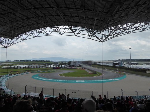 Our view for the race