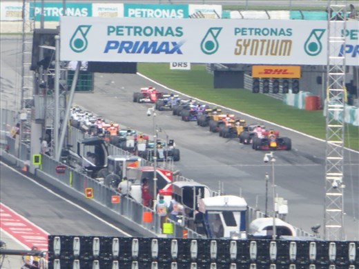 Waiting for the lights!