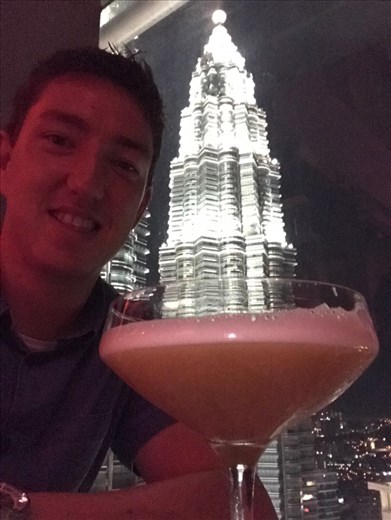 Jason in the bar on our last night