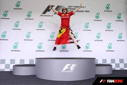 Ania doing the podium jump (or falling backwards off a cliff)