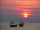 Empty Cambodian fishing boats anchored off the coast of Sihanoukville.: by jasperclauderea, Views[512]