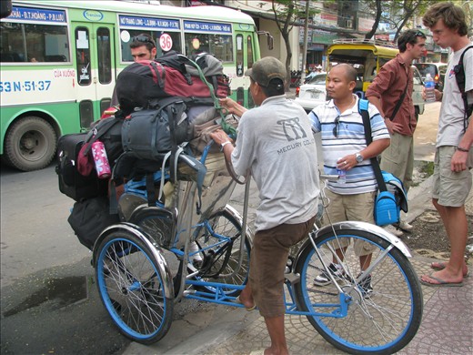 Ho Chi Minh City- constant movement in congested location. 