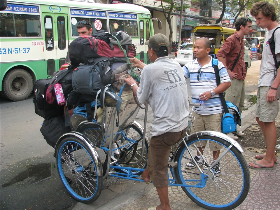 Ho Chi Minh City- constant movement in congested location. 
