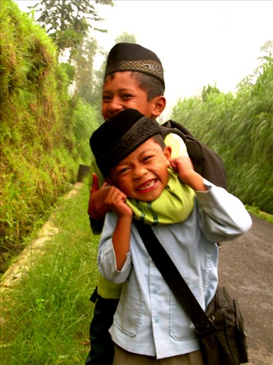 Selo, Indonesia: School's out