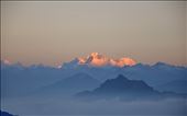 Looking at the far west,Mt.Makalu also caught the fire,discovered.: by jayantaghoshdastidar, Views[186]