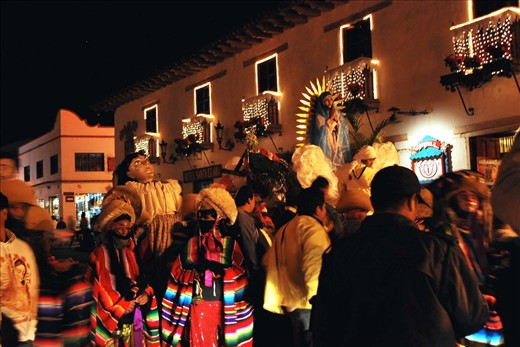 Pilgrimage during Virgen Guadalupe's Birthday