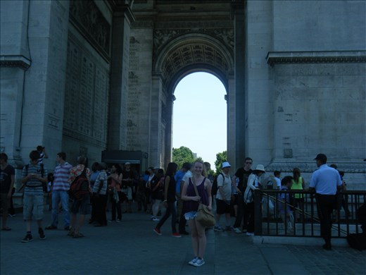 Arc de Triomph, Paris, France, July 2013