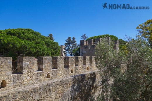 Lisbon Castle Wall