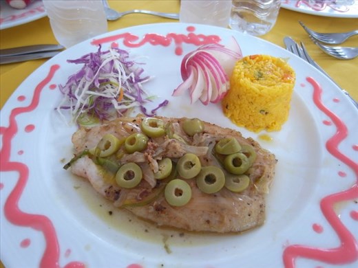 The final product at the cooking class