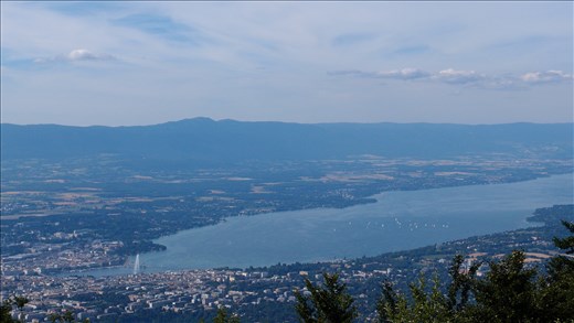 At the top of the Salève, enjoying the exquisite view on Geneva and tasting this first victory.