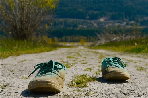 May your feet be tired and dirty, but never look back to regret your past