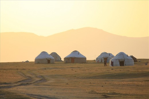 For most families the summer is the only season to earn money for making it through winter. The highland areas are not suited for staying during winter because of the snow. Therefore, they break up their yurts at the end of summer and move down to their poor shacks in the valley cities. In a way, Kyrgyz people may be referred to as ‘seasonal’ nomads.

Each spring, when the snow melts, the families take their yurt and other belongings again and move up the highlands. This seasonal nomadic cycle continues forever, only interrupted by occasional trips to the valley in the summer to sell cattle and stock up on goods. By spending time with Kyrgyz families, it becomes clear they value the nomadic life far above life in the cities. Summer means space, freedom and abundance.   