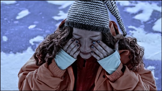 On a frozen lake in Minnesota, my homeland