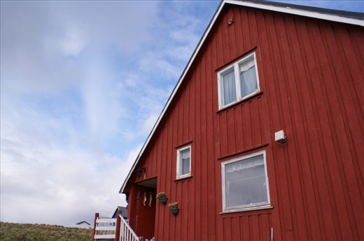NORTH CAPE, NORWAY- Norwegian Cabins along the Fjords