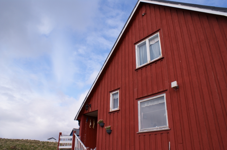 NORTH CAPE, NORWAY- Norwegian Cabins along the Fjords