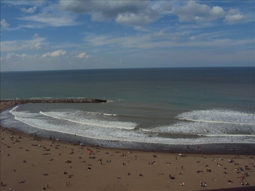 the Atlantic Ocean in October. 