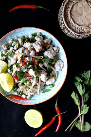 Laap Kai, Fresh Laos Chicken Salad 