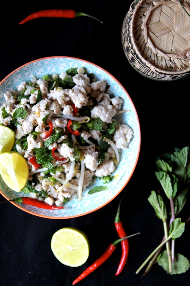 Laap Kai, Fresh Laos Chicken Salad 
