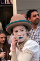 I shot this during the annual Copenhagen Carnival. I love her facial expression and the fact that she stands out from the crowd. : by jeppefrederiksen, Views[391]