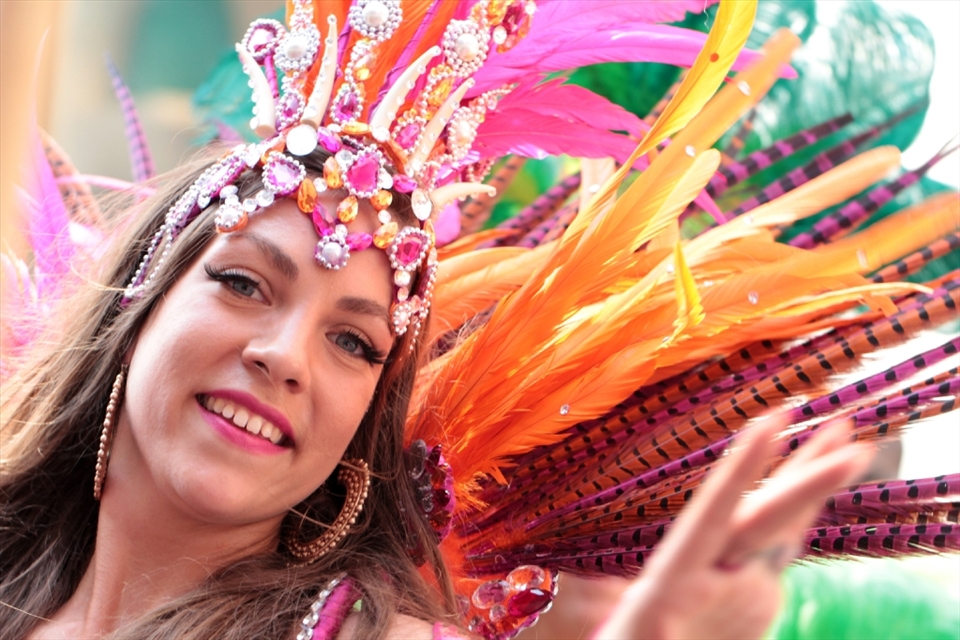 Colours are a vital part of the Copenhagen Carnival, which this picture clearly shows. I love the vibe surrounding the carnival.