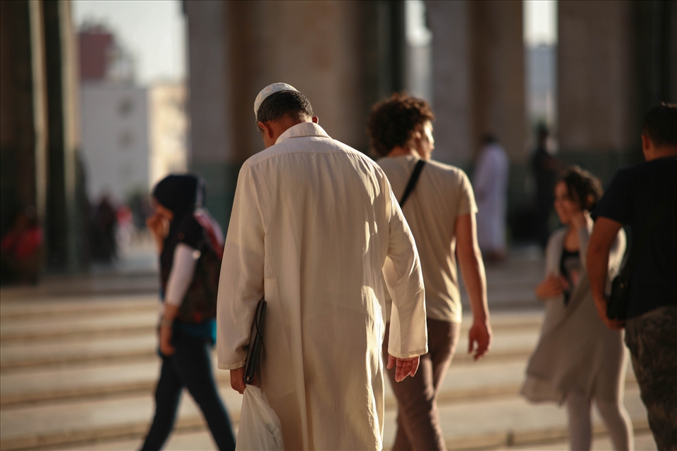 Casablanca Mosque - Deep in thought.