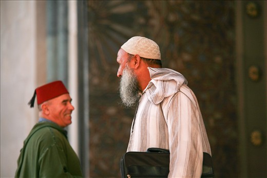 Casablanca Mosque - A warm exchange.