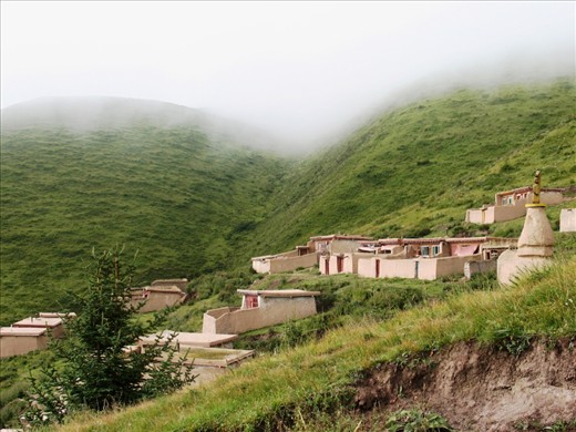 Perched high on a hillside in the Amdo region of Tibet, Swe Nunnery is home to nearly sixty nuns of all ages belonging to the smallest of the five schools of Buddhism - the Jonang. The Jonang were commonly thought to have vanished in the 17th century, but in recent years have been rediscovered living in remote regions of Tibet, such as this one. Swe Nunnery is currently the only active Jonang Nunnery in Amdo.