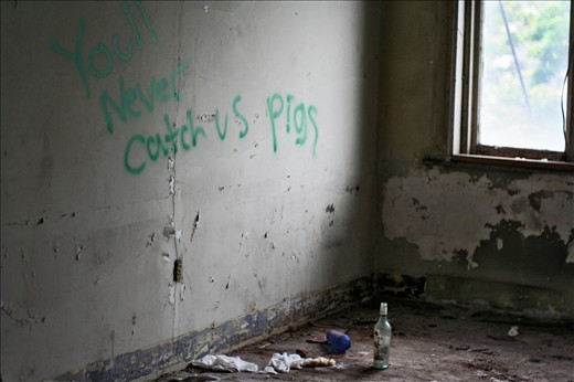 Others use the Hotel Sterling as a place of rebellion. Vandalism, empty bottles of alcohol, condom wrappers, empty dime bags and rolling papers cover the second floor. The hotel is now in danger of collapsing. What used to be one of the most lavish high-rise hotels in Wilkes-Barre is now considered hazardous to the community. The streets near The Sterling have been diverted for the past two years. As of next month, this piece of my town’s history will be demolished and it will remain nothing but a memory.