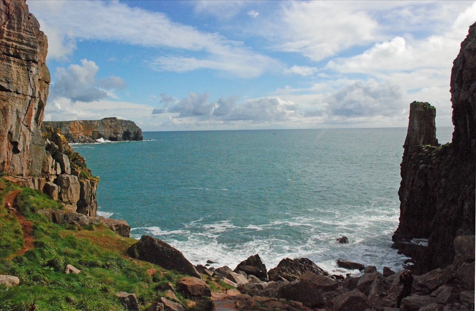 This image was shot whilst walking down the stone steps down, I love this image