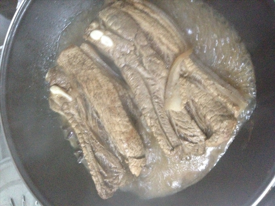 Covered in five spice powder and browned all over