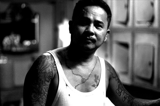 portrait of an inmate at the Sta. Cruz Laguna Provincial Jail