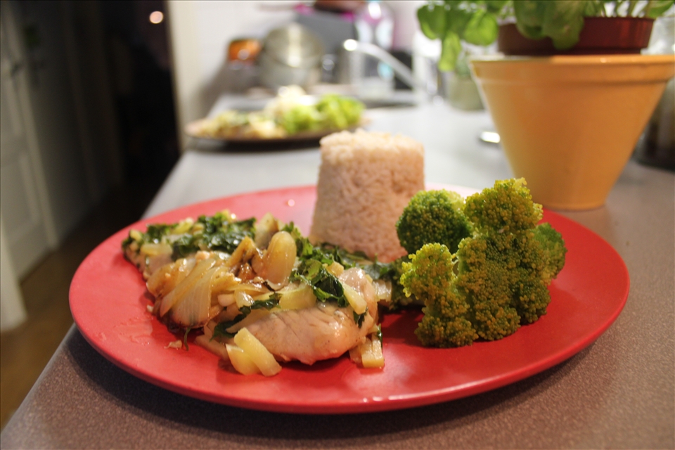 GINGER AND CORIANDER FISH