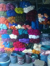 Wool shop at Sahjanva, village Uttarpradesh, India.: by jha, Views[682]