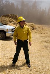 Ranger Rick overseeing helicopter reseeding efforts. 2012: by jhemp_00, Views[314]