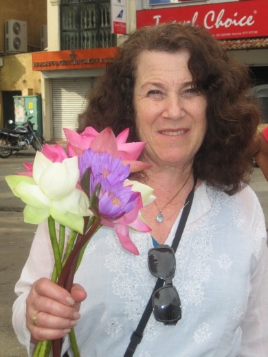 Lotus flowers for the temple.