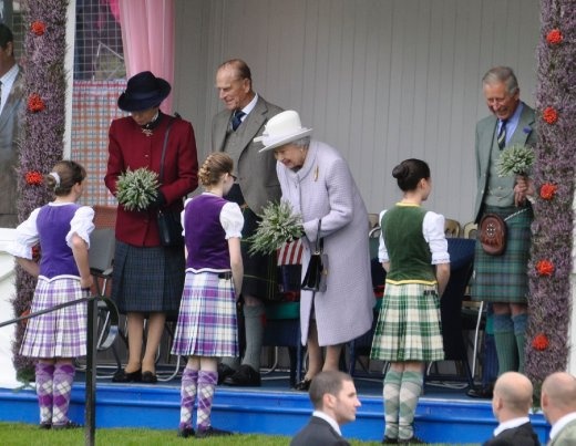 Braemar Highland Games - Royal Family in attendance