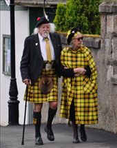 Braemar Highland Games and the clan tartans: by jimboandjanet, Views[242]