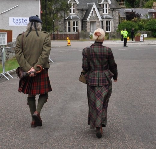 Braemar Highland Games - clan tartan