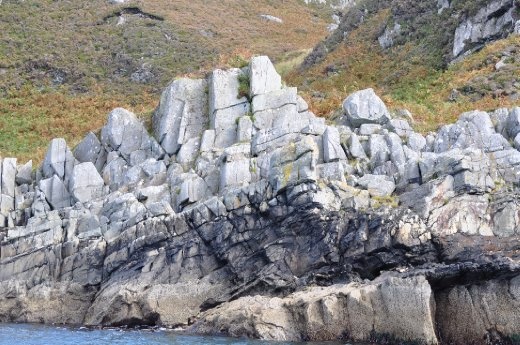 Easdale Island boat trip - interesting rock formation