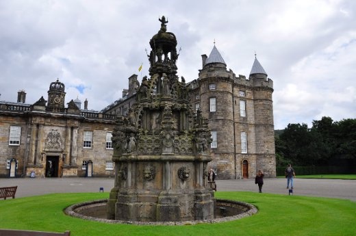 Holyrood House Palace, Edinburgh home of the Royal family.