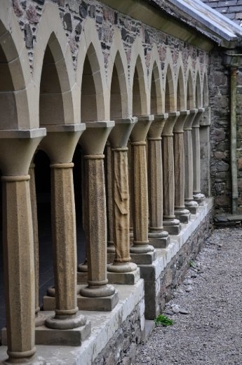 Iona Abbey stone work