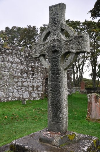 Islay - ancient cross at Kildalton Church