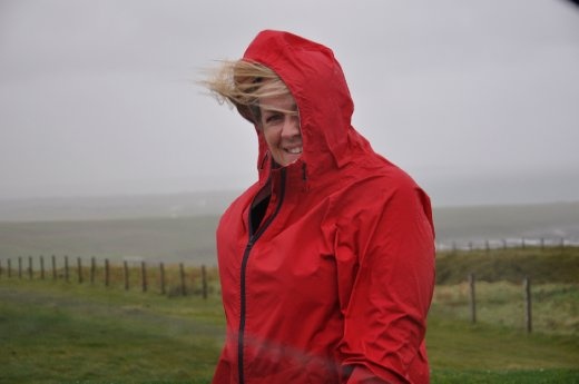 John O'Groats where the wind blew Janet away!!