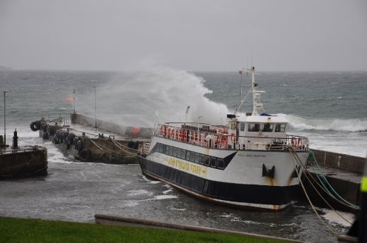 John O'Groats - even the ferries had to be cancelled!